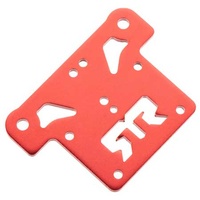 ARRMA Top Plate Aluminum Silver/Blue, AR320195