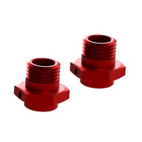 ARRMA Wheel Hex Alumn 17mm/16.5mm Red (2), AR310484