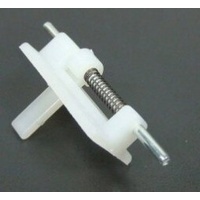 CANOPY LOCK L24 X W16 X H20 FOR RC AIRPLANE WHITE COLOUR