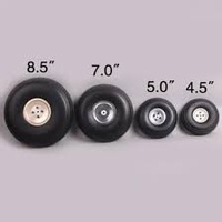 5in/127mm Aircraft Wheel With CNC Alloy Hub (One)