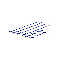 ###Body Clips metallic blue (4L)+(6S)