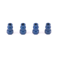 Shock Bushings Blue Aluminium