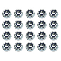 Locknut, M5 flanged
