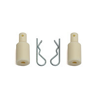 ###RC10 Body Mounts (White)
