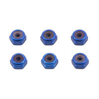 #Aluminium Locknuts 4-40 Blue
