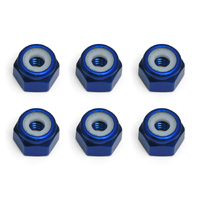 Factory Blue 8-32 Alum Locknut