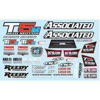 RC10T5M Decal Sheet