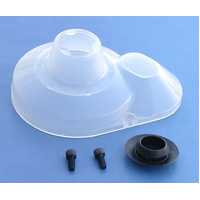 TEAM ASSOCIATED Molded Gear Cover clear B4/T4