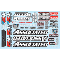 Decal Sheet RC8T3/T3e