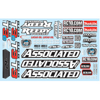Decal Sheet RC8T3/T3e