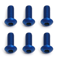 FT M3X8 BHCS BLUE ALUMINIUM