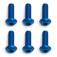 FT M3X10 BHCS BLUE ALUMINIUM