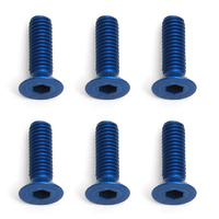 FT M3X10 FHCS BLUE ALUMINIUM