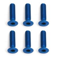FT M3X12 FHCS BLUE ALUMINIUM