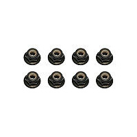 #M4 Locknut, with flange and knurl