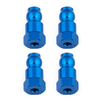 Shock Bushings, 14 mm, blue aluminum