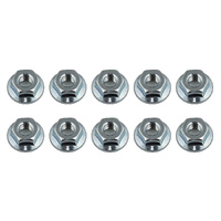 Nuts, M4 Serrated Wheel Nuts