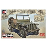 ASUKA 1/24 AMERICAN BANTAM BRC LIMITED EDITION PLASTIC MODEL KIT