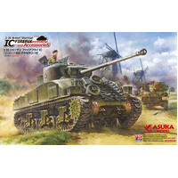 ASUKA 1/35 BRITISH SHERMAN IC FIREFLY COMPOSITE HULL WITH ACCESSORIES PLASTIC MODEL KIT 35-028