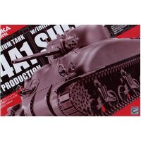 ASUKA 1/35 U.S. MEDIUM TANK M4A1 SHERMAN (MID PRODUCTION) W/ INITIAL VVSS PLASTIC MODEL KIT AS-001