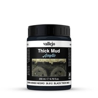 Vallejo Diorama Effects Black Thick Mud 200ml [26812]