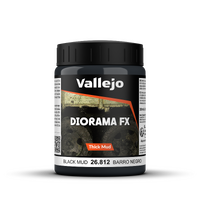 Vallejo Diorama Effects Black Thick Mud 200ml [26812]