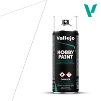 Vallejo Aerosol White Primer 400ml Hobby Spray Paint  28010