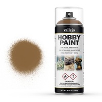 Vallejo Aerosol Leather Brown 400ml Hobby Spray Paint [28014]
