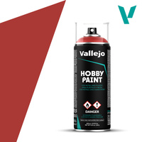 Vallejo Aerosol Scarlet Red 400ml Hobby Spray Paint 28016