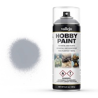 Vallejo Aerosol Silver 400ml Hobby Spray Paint [28021]