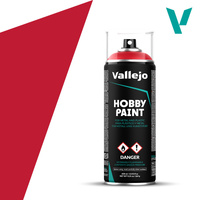 Vallejo Aerosol Bloody Red 400ml Hobby Spray Paint 28023