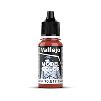 Vallejo Model Colour #026 Scarlet 17 ml Acrylic Paint 70817