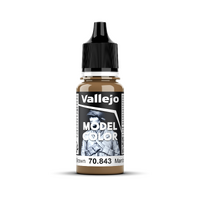 Vallejo Model Colour #133 Cork Brown 17 ml Acrylic Paint 70843