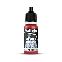Vallejo Model Colour #028 Vermillion 17 ml Acrylic Paint [70909]