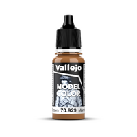 Vallejo Model Colour #129 Light Brown 17 ml Acrylic Paint 70929