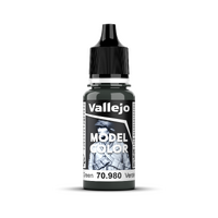 Vallejo Model Colour #100 Black Green 17 ml Acrylic Paint 70980