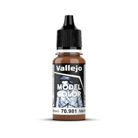 Vallejo Model Colour #131 Orange Brown 17 ml Acrylic Paint 70981