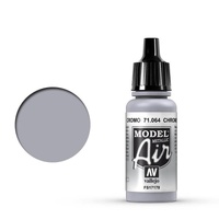 Vallejo Model Air Chrome 17 ml Acrylic Airbrush Paint  71064