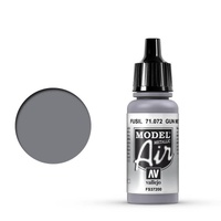 Vallejo Model Air Gun Metal 17 ml Acrylic Airbrush Paint 71072