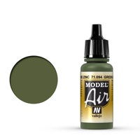 Vallejo Model Air Green Zinc Chromate 17 ml Acrylic Airbrush Paint [71094]