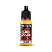 Vallejo Game Colour Sun Yellow 18ml Acrylic Paint - AV72006
