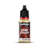 Vallejo Game Colour Bone White 18ml Acrylic Paint - New Formulation AV72034