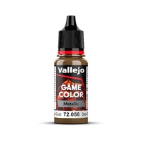 Vallejo Game Colour Metal Glorious Gold 18ml Acrylic Paint - New Formulation AV72056