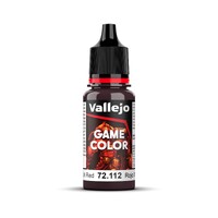 Vallejo Game Colour Evil Red  18ml Acrylic Paint - New Formulation AV72112