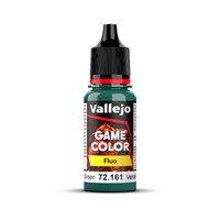 Vallejo Game Colour Fluorescent Cold Green 18ml Acrylic Paint - New Formulation