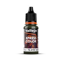 Vallejo Game Colour Xpress Color Plague Green 18ml Acrylic Paint - New Formulation