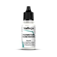 Vallejo Game Colour Polyurethane Gloss Varnish 18ml Acrylic Paint - New Formulation