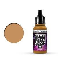 Vallejo Game Air Glorious Gold 17 ml Acrylic Airbrush Paint [72756]