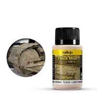 Vallejo Weathering Effects Light Brown Thick Mud 40 ml [73810]