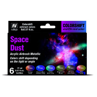 Vallejo Eccentric Colorshift Space Dust (6 Colour Set) Acrylic Airbrush Paint [77091]
